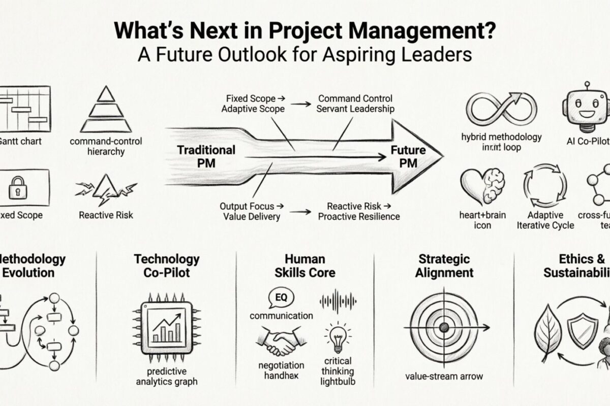 Was kommt als Nächstes im Projektmanagement? Ein Ausblick auf die Zukunft für aufstrebende Führungskräfte