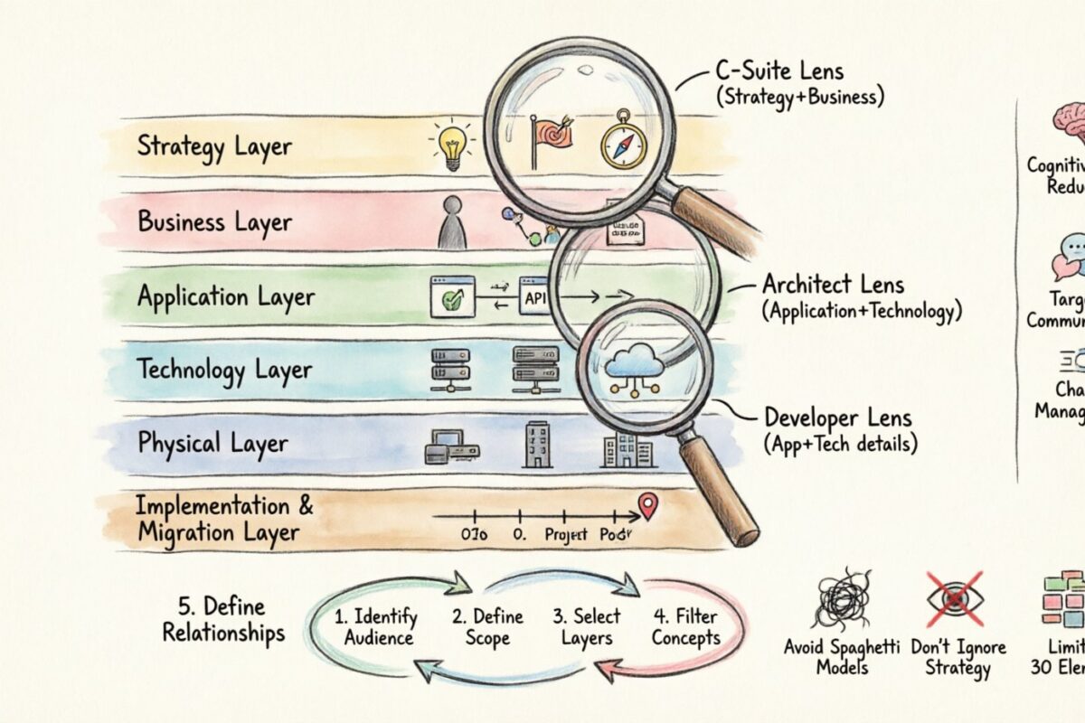 Die Kunst des Layerings: ArchiMate-Viewpoints meistern, ohne überfordert zu werden Die Kunst des Layerings: ArchiMate-Viewpoints meistern, ohne überfordert zu werden