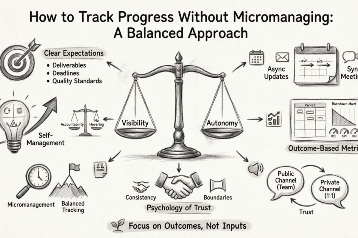 Cómo rastrear el progreso sin microgestionar: un enfoque equilibrado