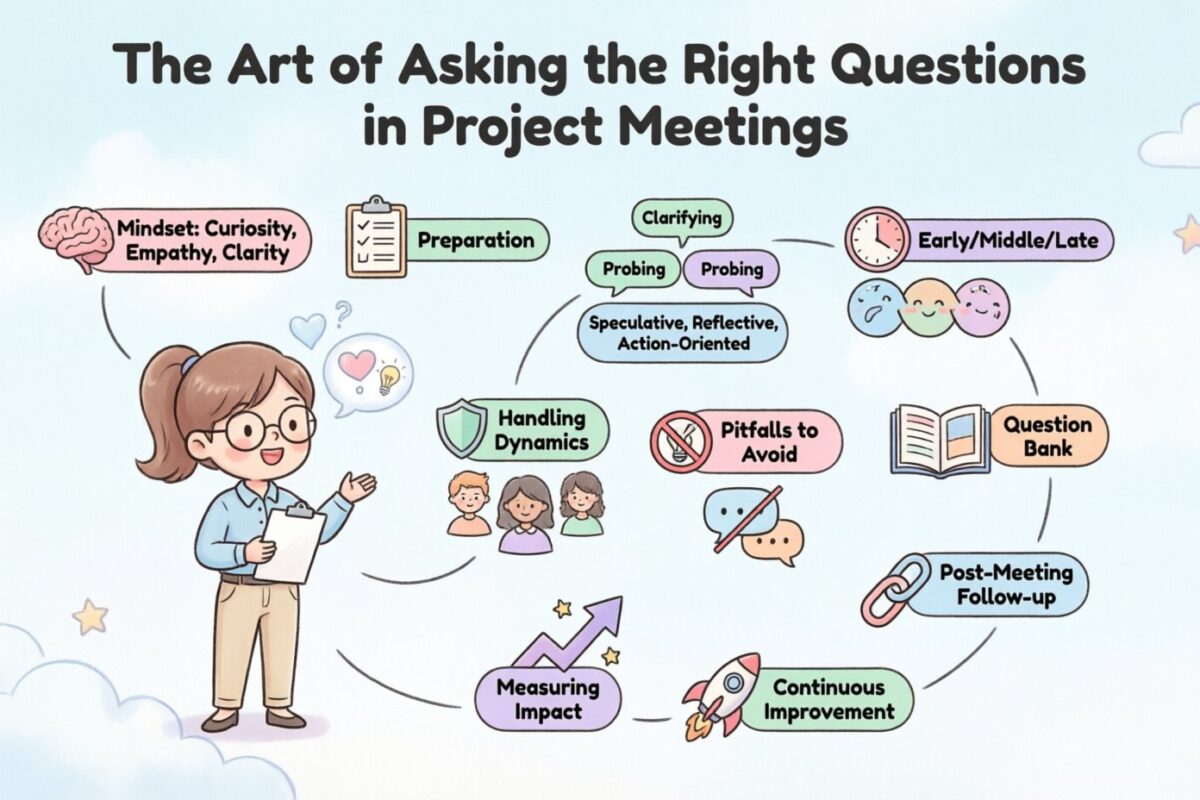El arte de hacer las preguntas correctas en las reuniones de proyectos