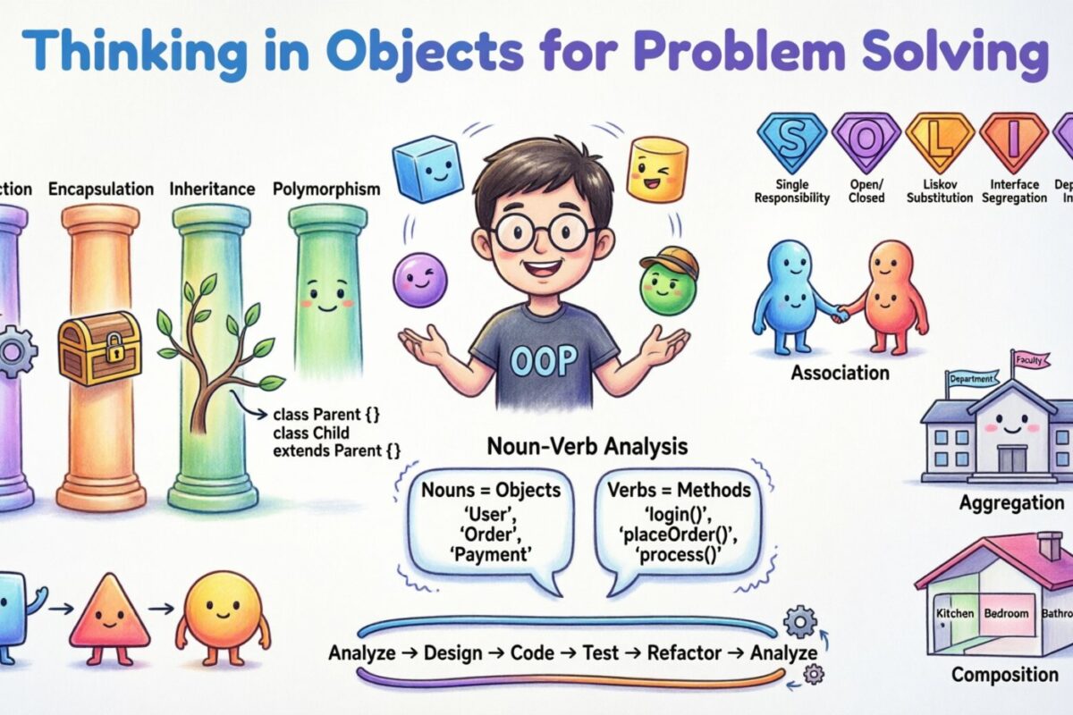 Guía OOAD: Pensar en objetos para la resolución de problemas