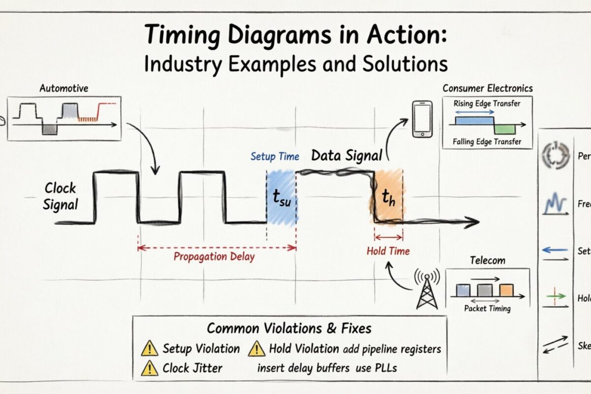 Diagramas de tiempo en acción: ejemplos y soluciones de la industria
