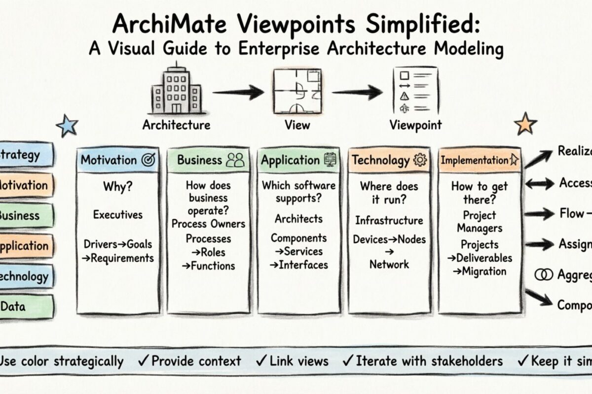Puntos de vista de ArchiMate simplificados: Una guía visual para la modelización de arquitectura empresarial Puntos de vista de ArchiMate simplificados: Una guía visual para la modelización de arquitectura empresarial