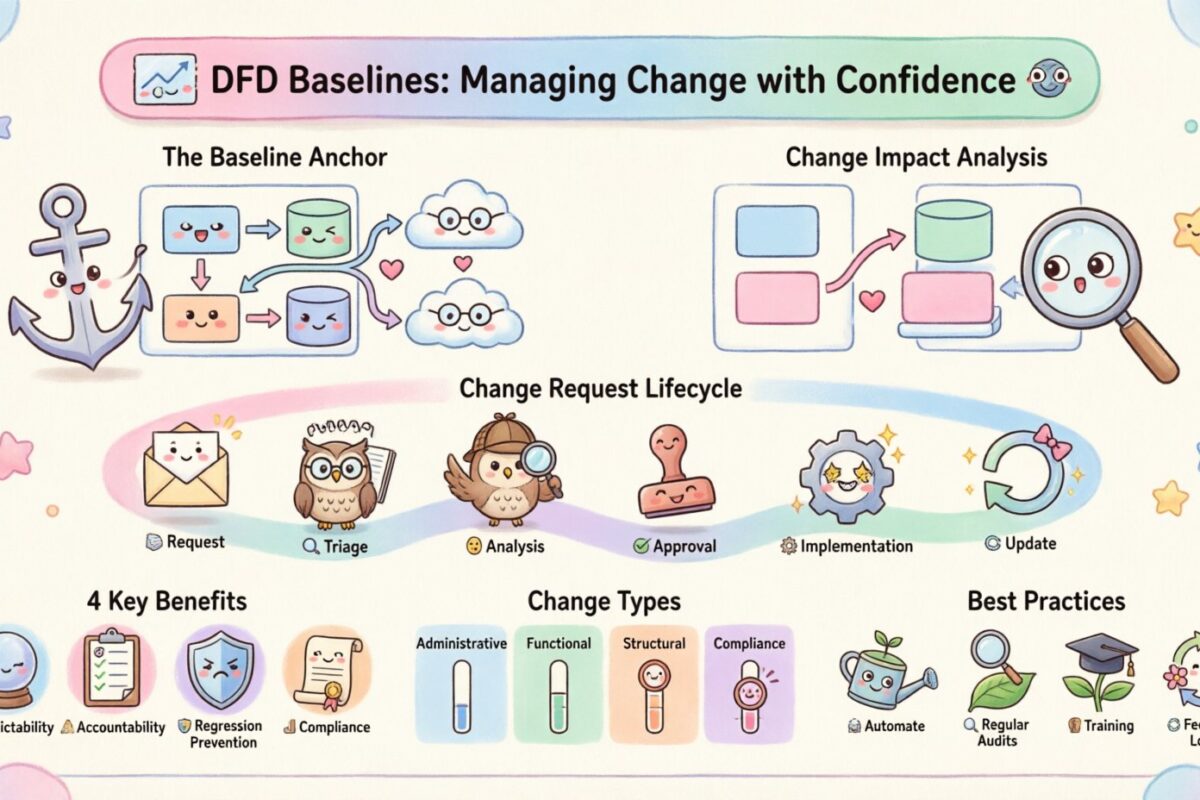 Gérer l’impact des changements grâce aux repères des diagrammes de flux de données