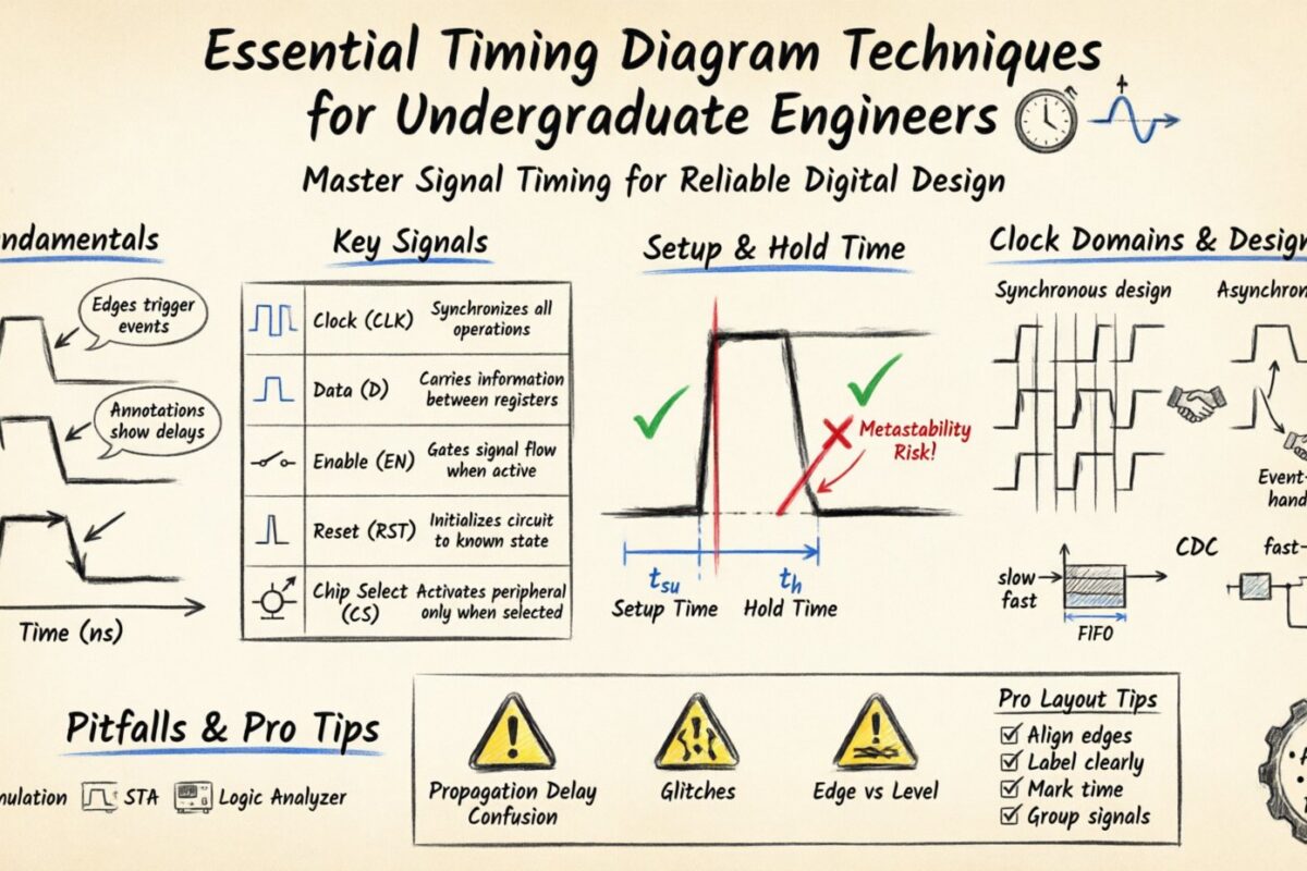 Techniques essentielles pour les diagrammes de timing destinés aux ingénieurs étudiants