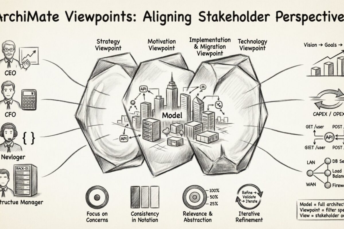 Points de vue ArchiMate : le secret pour aligner les perspectives diverses des parties prenantes Points de vue ArchiMate : le secret pour aligner les perspectives diverses des parties prenantes