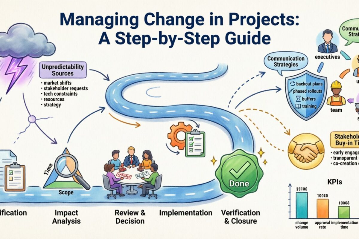 Mengelola Perubahan dalam Proyek: Panduan Langkah demi Langkah untuk Alur Kerja yang Tidak Terduga