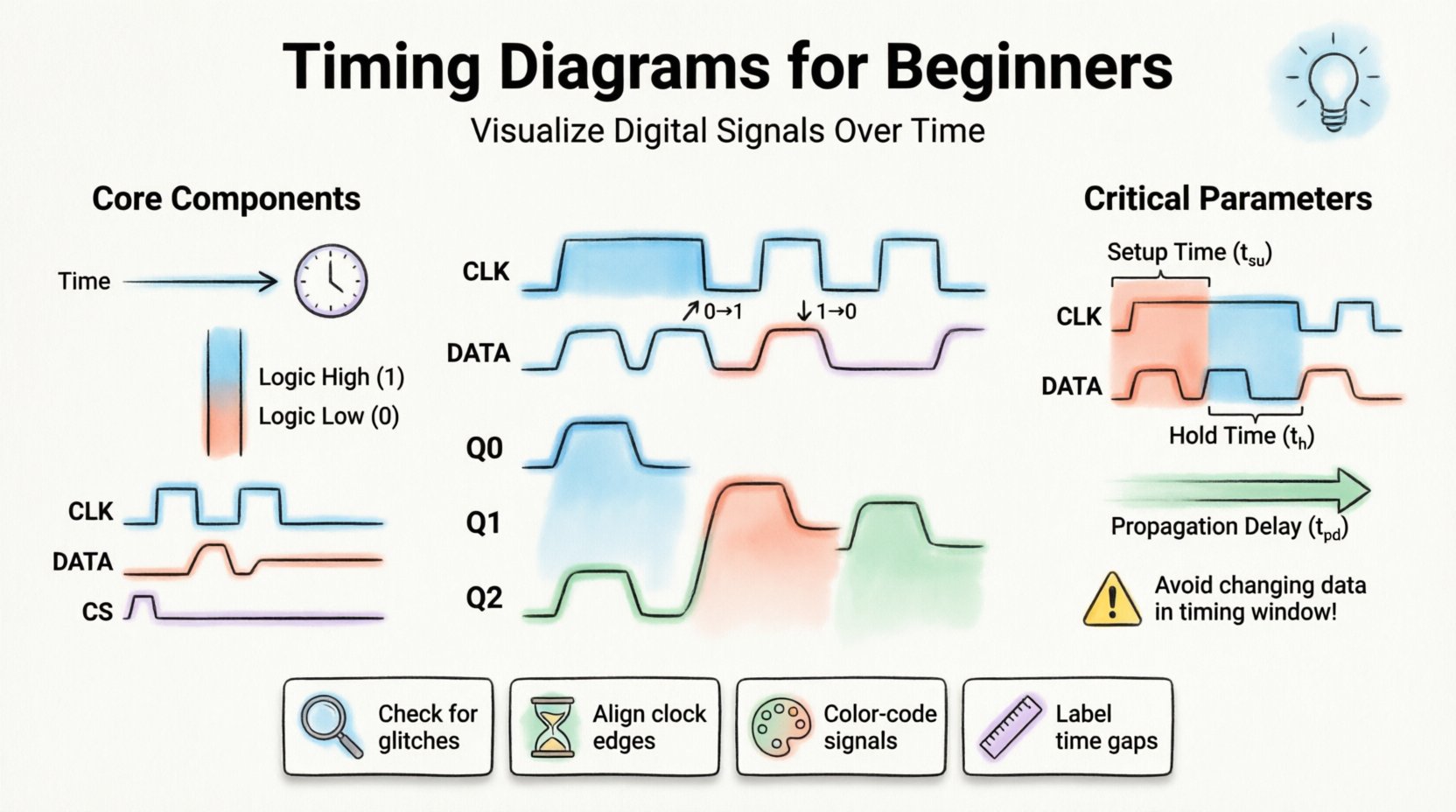 Panduan Diagram Timing: Pelajari Timing Sinyal Digital 📈