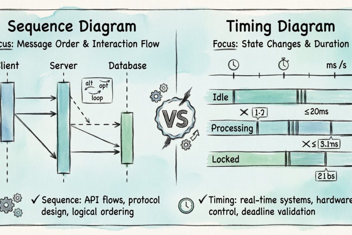 Diagram Waktu vs Diagram Urutan: Perbandingan yang Jelas Diagram Waktu vs Diagram Urutan: Perbandingan yang Jelas