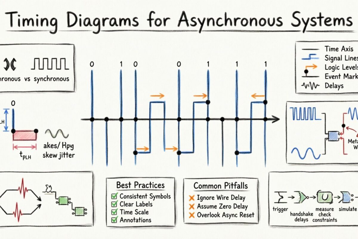 Análise de Sistemas Assíncronos com Diagramas de Tempo