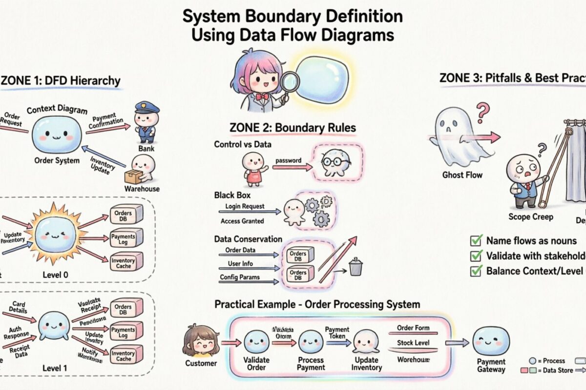 Guia DFD: Definição de Fronteira do Sistema usando Diagramas de Fluxo de Dados: Um Guia Prático