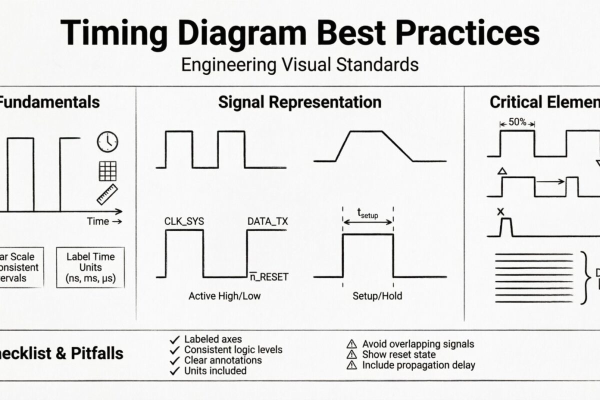 Melhores Práticas para Desenhar Diagramas de Tempo Claros