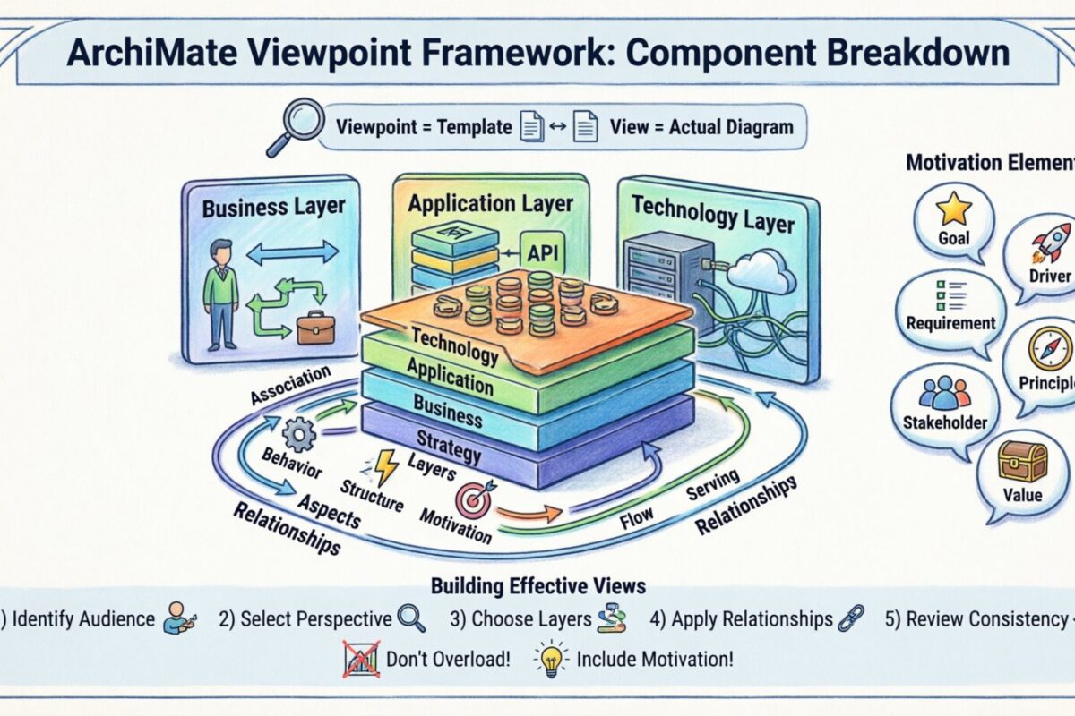 Análise de Componentes: Compreendendo Cada Elemento Dentro do Framework de Visão ArchiMate Análise de Componentes: Compreendendo Cada Elemento Dentro do Framework de Visão ArchiMate