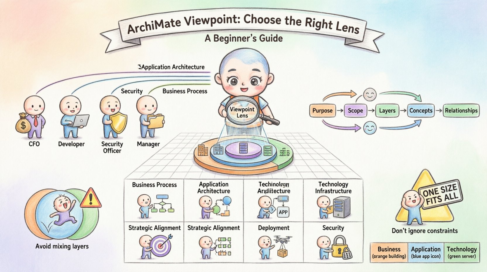 Viewpoint ArchiMate: Руководство для начинающих по выбору правильного ракурса для вашей модели предприятия