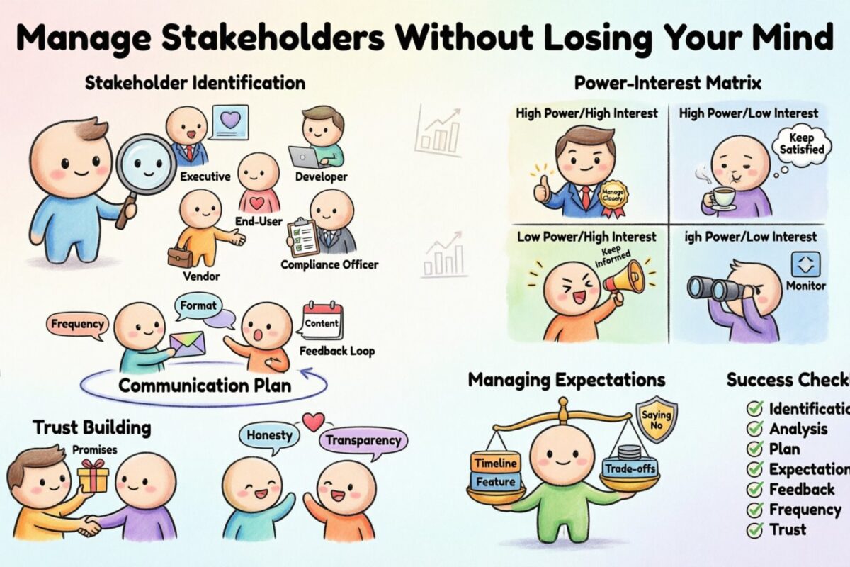 How to Manage Stakeholders Without Losing Your Mind: A Practical Guide