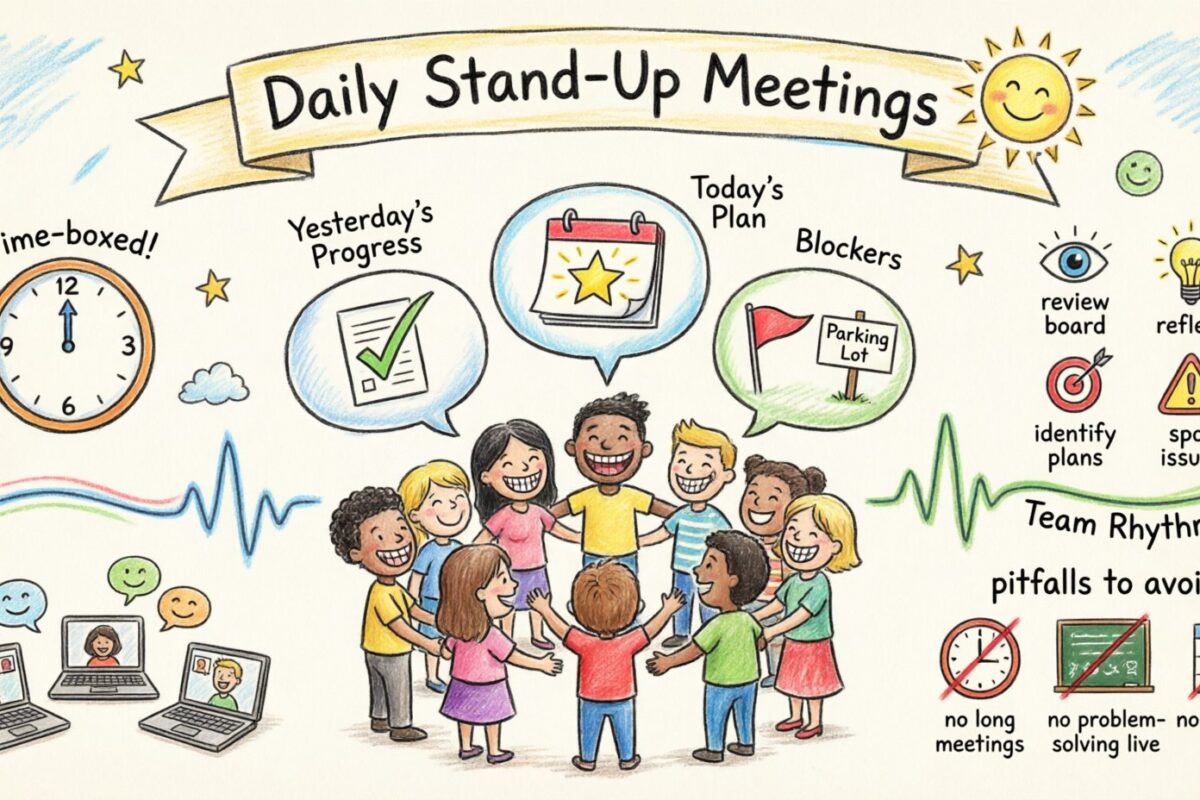 Daily Stand-Up Meetings: What They’re For and How to Run Them Right