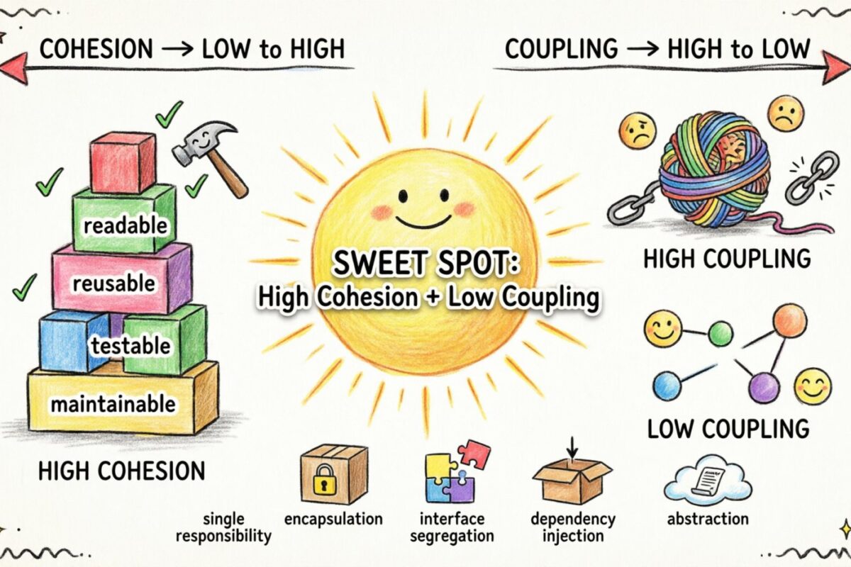 OOAD Guide: Managing Coupling and Cohesion Effectively