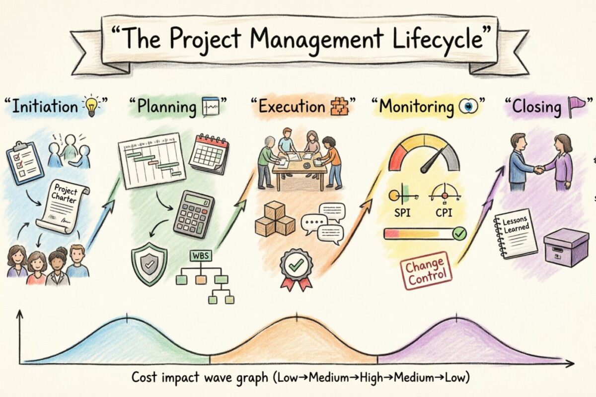 The Project Management Lifecycle Explained: A Comprehensive Walkthrough from Start to Finish