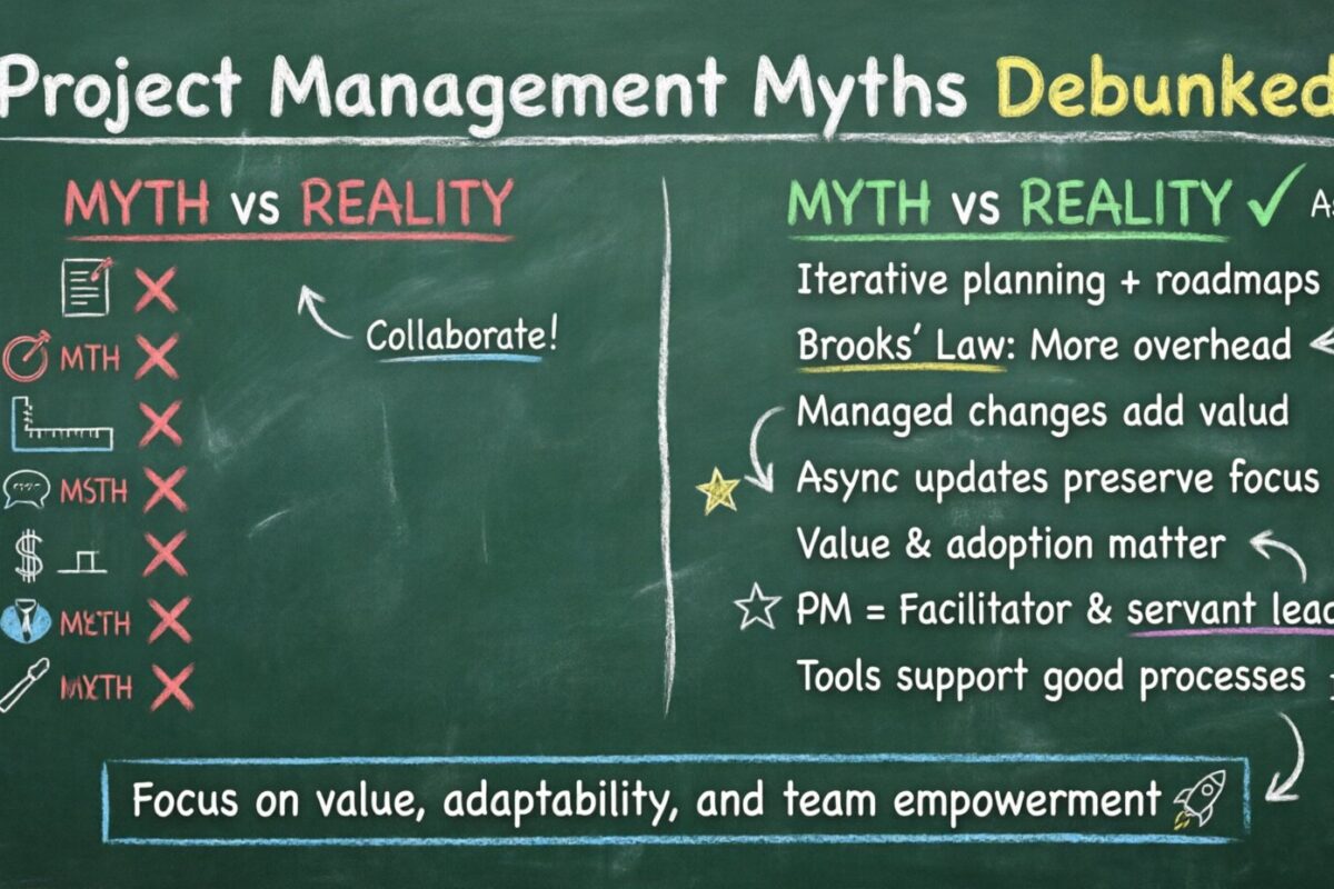 Project Management Myths Debunked: What You’ve Been Told That’s Not True