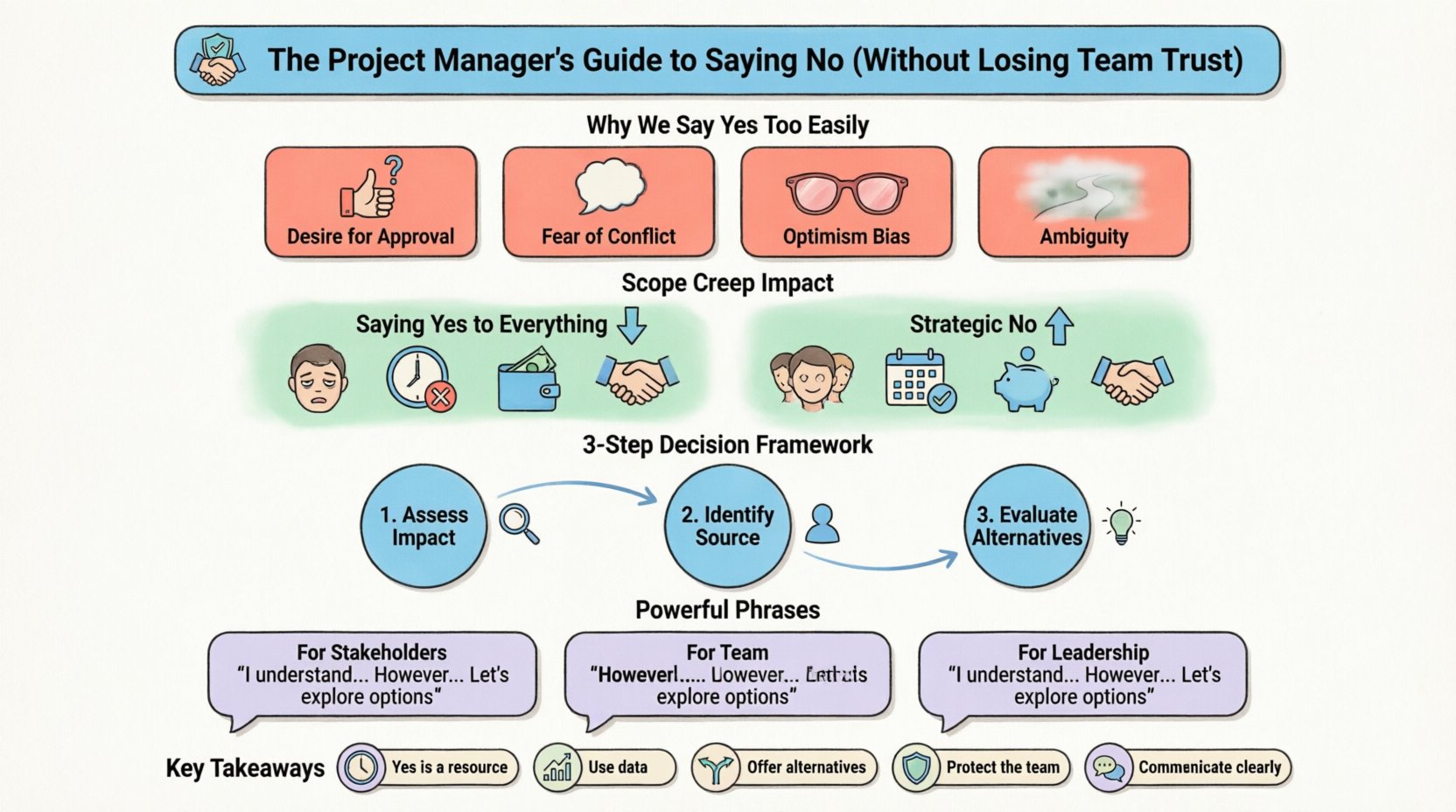The Project Manager’s Guide to Saying No (Without Losing Team Trust)