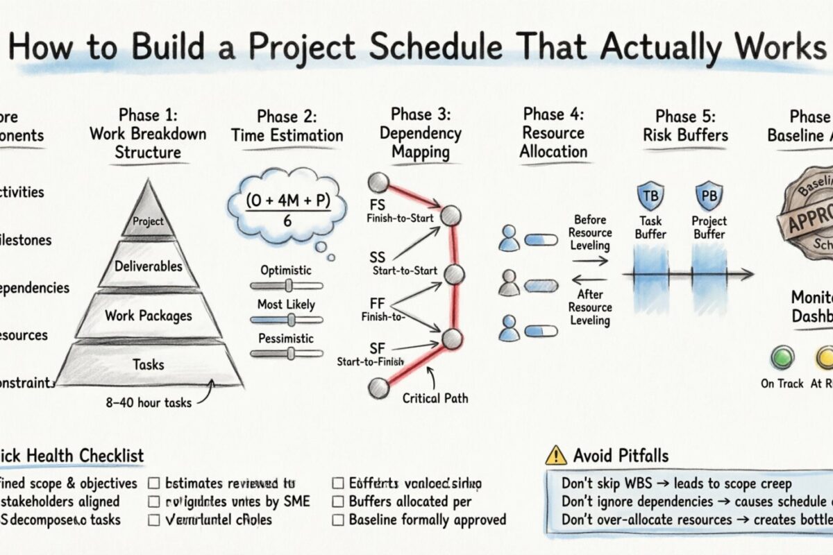How to Build a Project Schedule That Actually Works