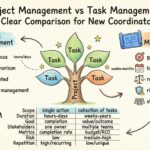 Project Management vs. Task Management: A Clear Comparison for New Coordinators