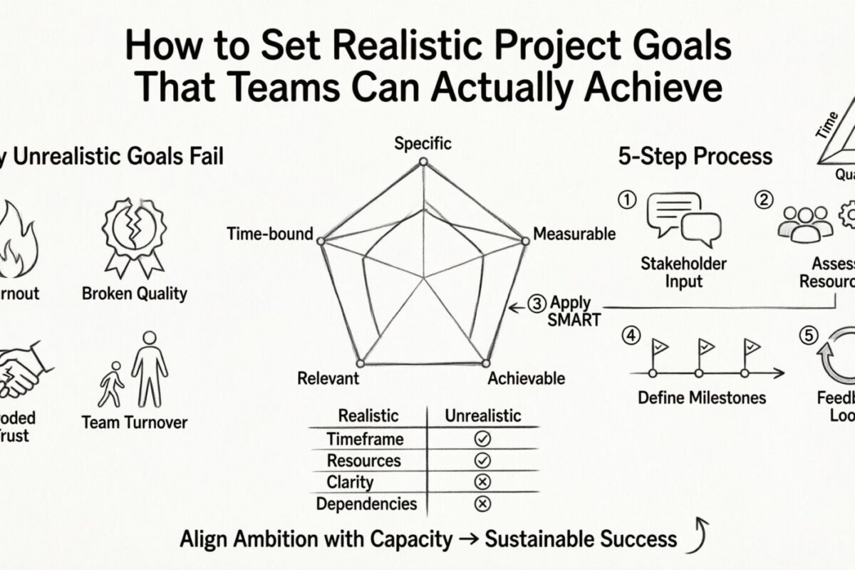 How to Set Realistic Project Goals That Teams Can Actually Achieve