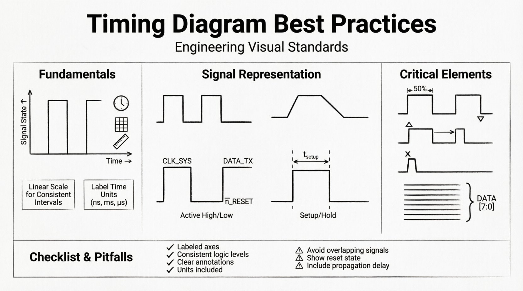 Best Practices for Drawing Clear Timing Diagrams