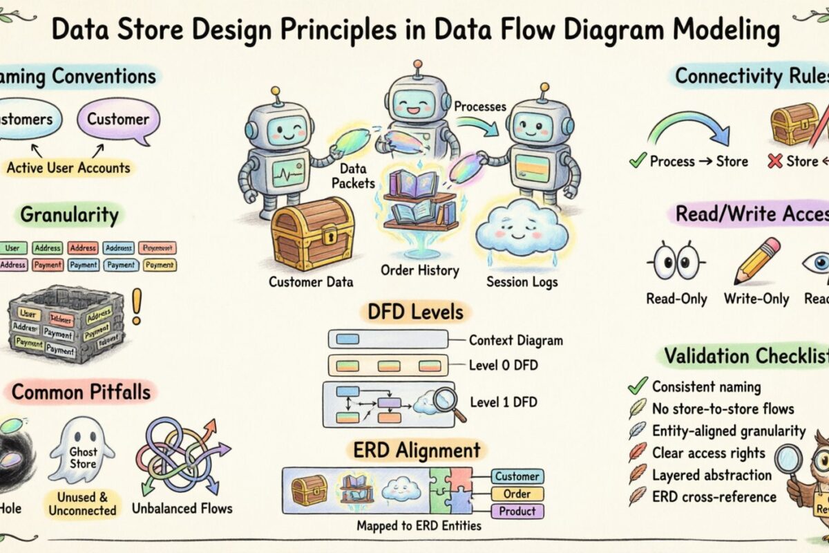 Data Store Design Principles in Data Flow Diagram Modeling Data Store Design Principles in Data Flow Diagram Modeling
