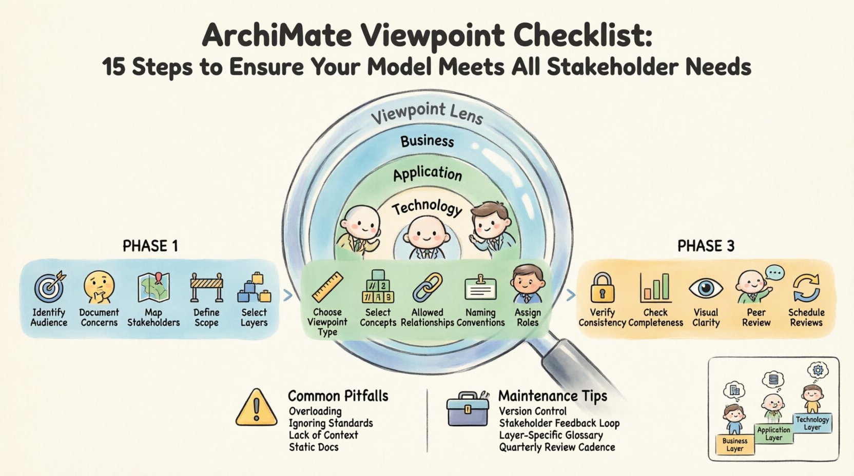 ArchiMate Viewpoint Checklist: 15 Steps to Ensure Your Model Meets All Stakeholder Needs